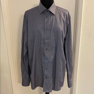 Eton Men's Classic Blue Shirt 17 1/2 /33 Euro 44